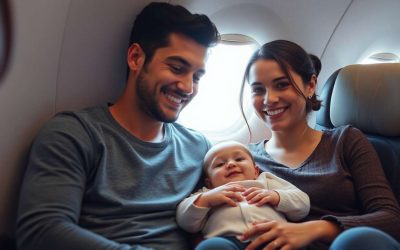 Voyager en avion avec bébé : conseils pratiques pour les familles