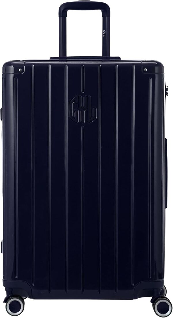 GYL Intemporelle Set de 3 Valises – Cabine + Moyenne + Grande Valise Rigide Légère en 100% Polycarbonate avec Serrure TSA, roulettes Pivotantes et Poignée Ergonomique – Marine