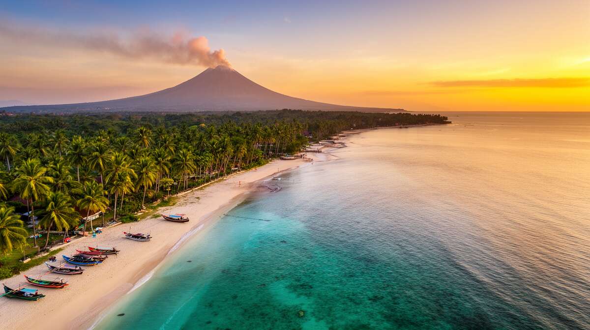 Exploration des volcans et plages d'amed