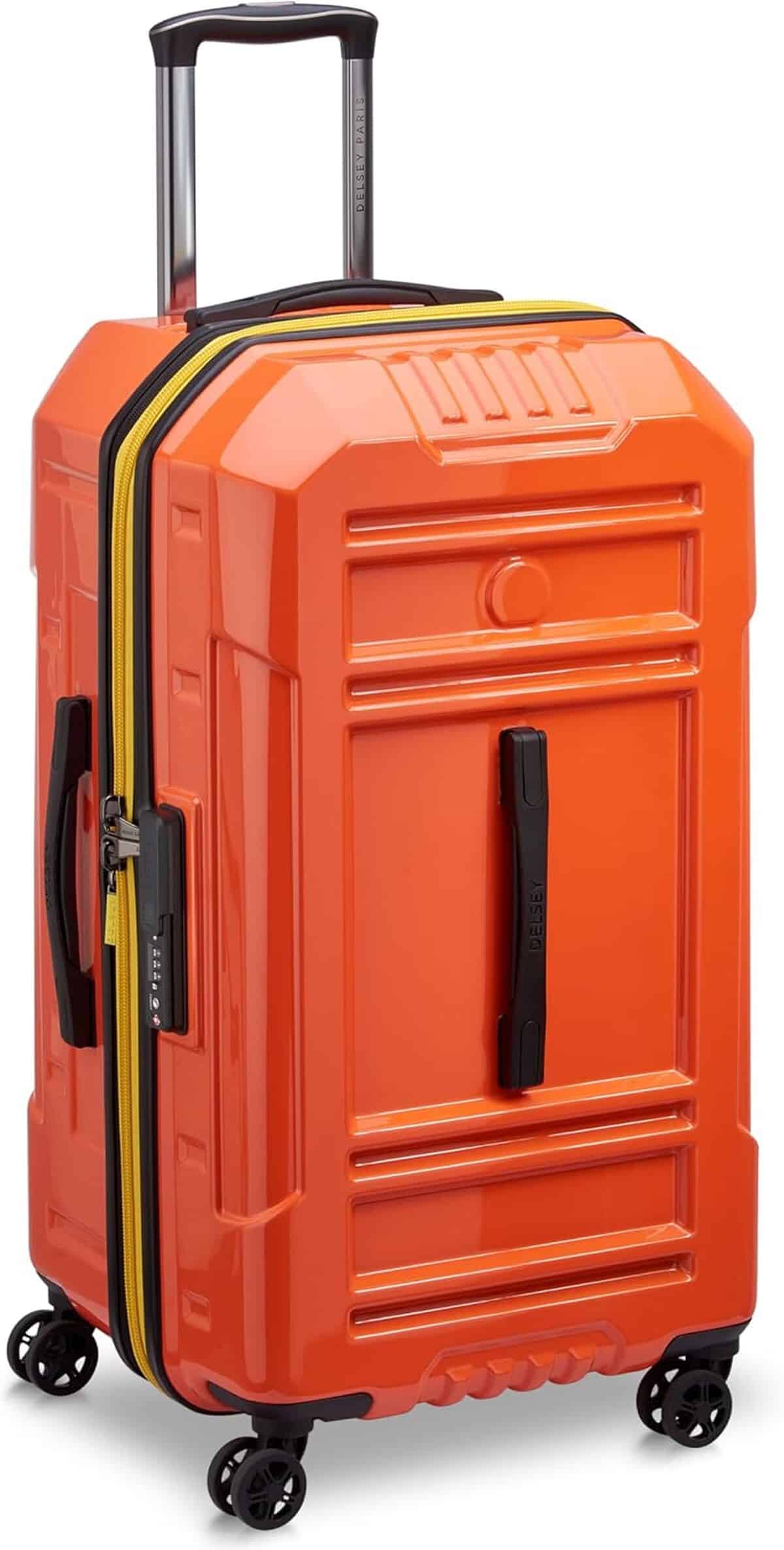 Test : valise rigide XL Delsey Paris Rempart orange