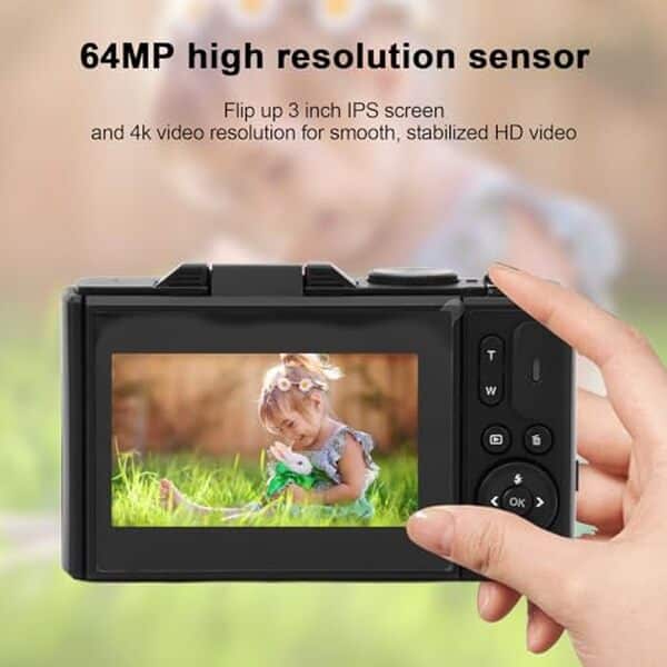 Découvrez le Yunir 4K : un appareil photo compact de 64 MP avec un zoom 18x, le compagnon idéal des vloggers pour des vidéos de haute qualité.