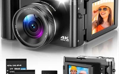 Test : appareil photo compact 4K 48MP avec écran rabattable 180°