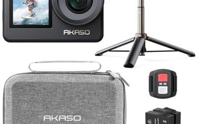 Test de la caméra sport 4K AKASO Brave 7 : performance étanche et double écran