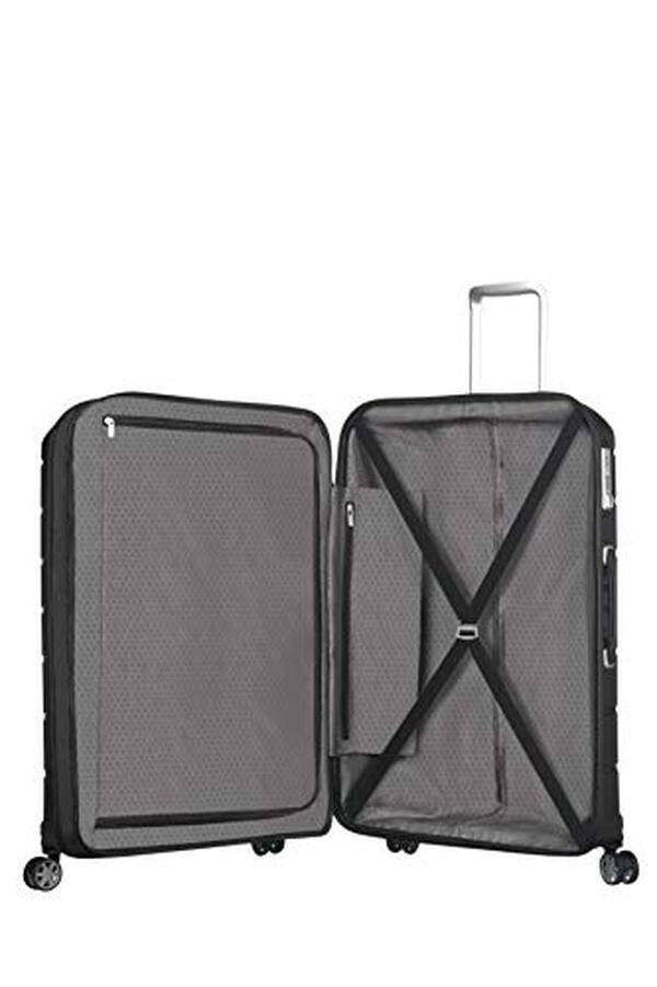 Découvrez la performance et l'élégance de la valise extensible Samsonite Flux Spinner L 75 cm noir, un choix idéal pour ceux qui recherchent style et fonctionnalité en voyage.