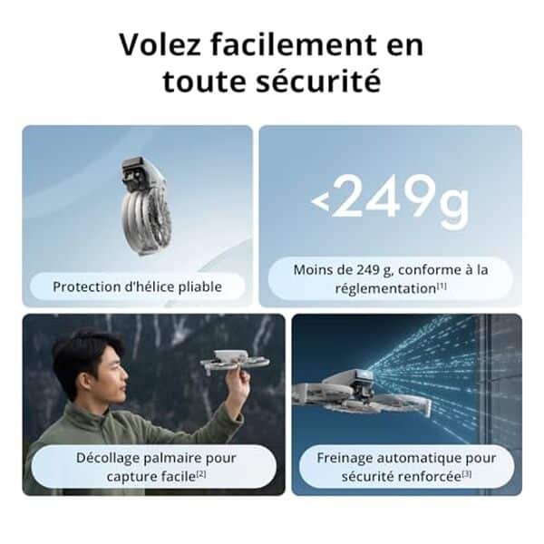 Découvrez le DJI Flip, un drone 4K ultra léger alliant performance et portabilité pour des prises de vues aériennes époustouflantes.