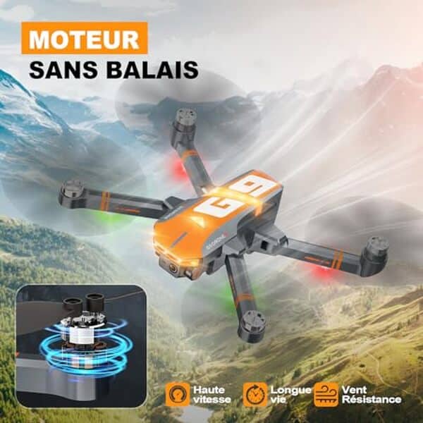 Découvrez notre test complet du drone G9 GPS 4K : performances de vol, qualité vidéo 4K, stabilité et poids léger. Avis détaillé et comparatif. 
