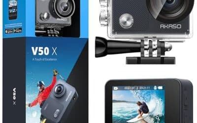 Test : caméra sport AKASO V50X 4K étanche wifi stabilisée