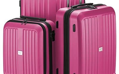 Test des valises hauptstadtkoffer x-berg : ensemble pratique en abs rose
