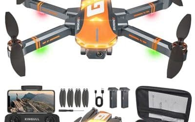 Test du drone G9 GPS 4K : puissance et légèreté en vol