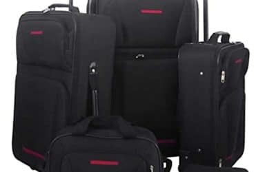 Test du lot de bagages rigides vidaXL : valises et accessoires en noir