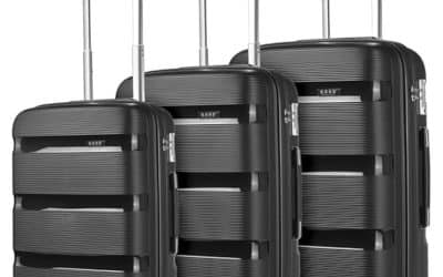 Test du set de valises rigides Kono à 4 roulettes
