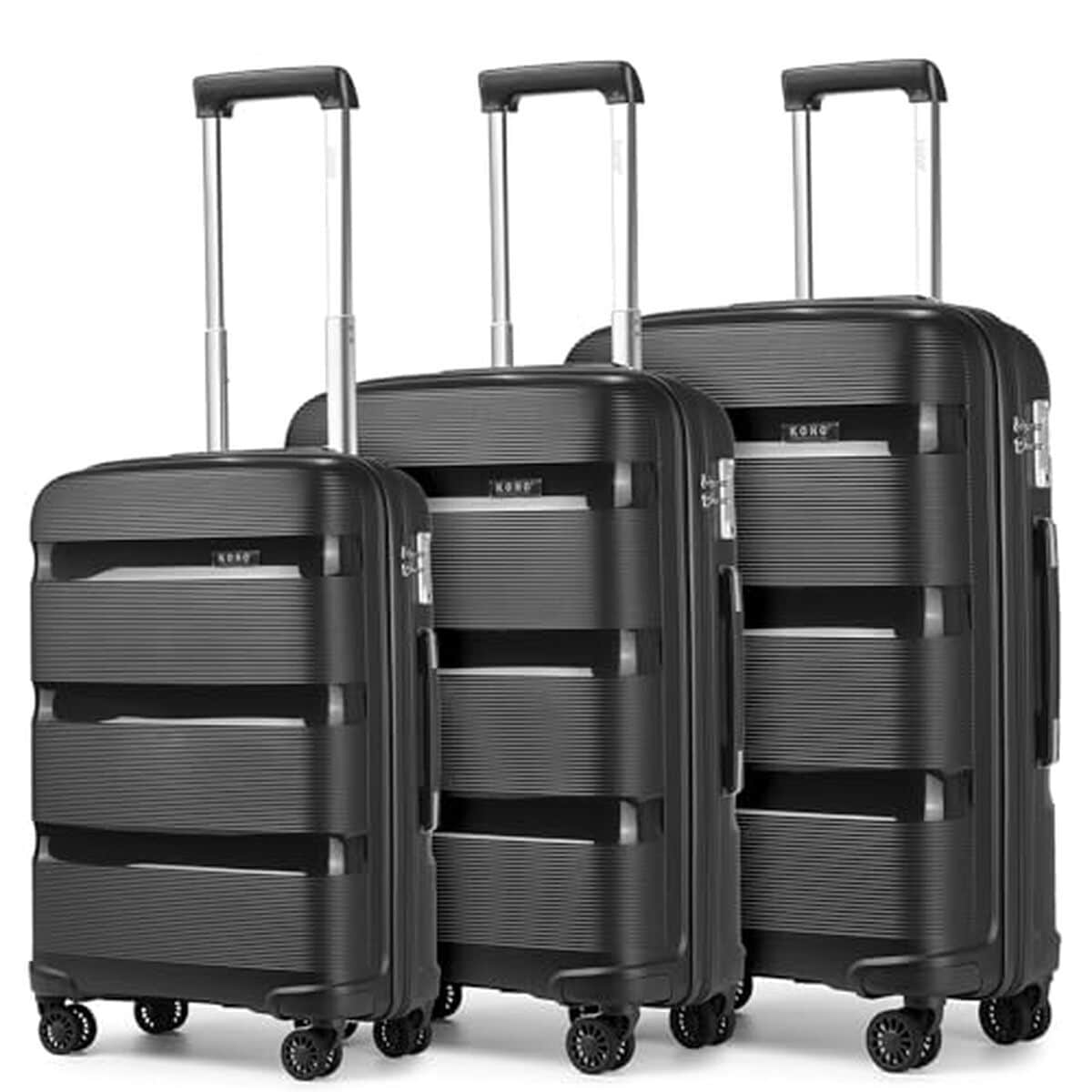 Test du set de valises rigides Kono à 4 roulettes