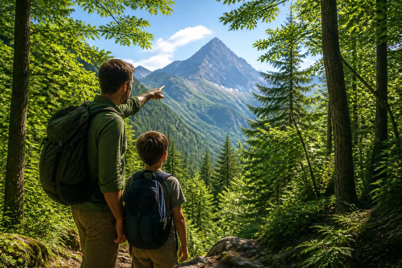 Aventures en plein air père-fils