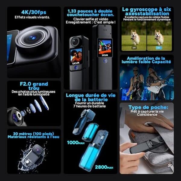 Découvrez notre test détaillé de la caméra vlog SJCAM C300, la meilleure alliée pour vos vidéos sport en 4K. Caractéristiques, performances et prix. 