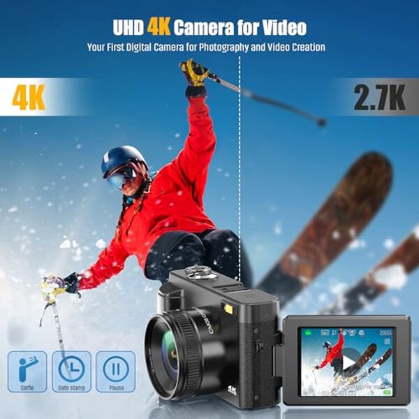 Découvrez notre test détaillé de l'appareil photo compact Oiadek 48 MP avec autofocus et vidéo 4K. Performances, qualité d'image et fonctionnalités analysées. 