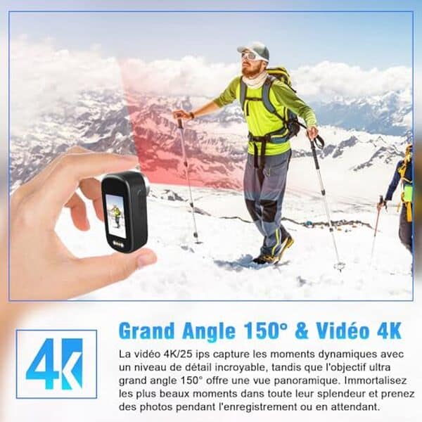 Découvrez notre test détaillé de la caméra d'action Nisanmoon wifi 4K étanche avec angle 150° et fixation magnétique. Performances, avantages et inconvénients.