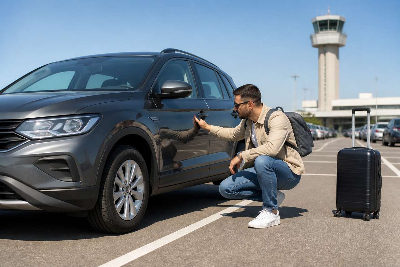 Inspecter le véhicule avant la prise en charge