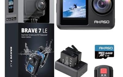 Test De La Caméra Sport Akaso Brave 7 : plongée 4k avec double écran