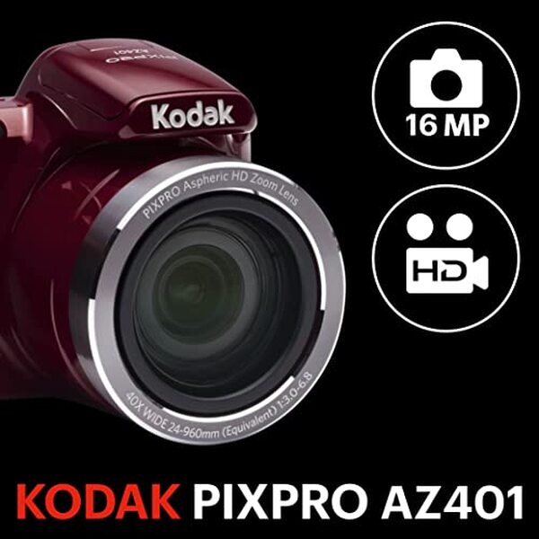 Découvrez notre test du Kodak Astro Zoom AZ401 en rouge : performances, qualité d'image et fonctionnalités du bridge photo haute gamme.