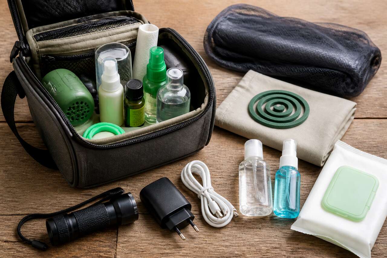 Checklist bagages: kit anti insectes et 10 indispensables pour voyager en avion