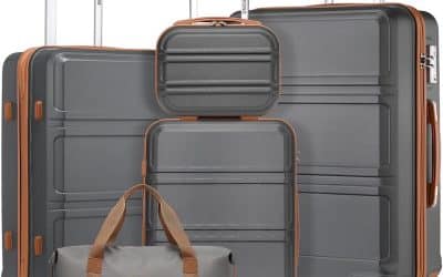 Test : set de valises rigides Kono avec vanity et sac pliable
