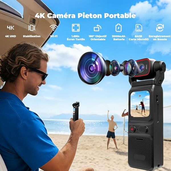 Découvrez notre test détaillé de la NinjaCam 4K, la mini caméra POV avec stabilisation pour vos voyages et aventures en 4K ultra HD. 