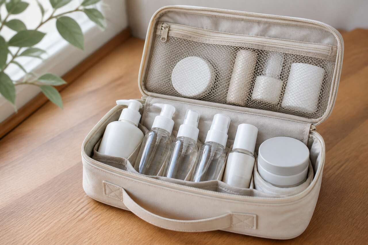 Composer une trousse de toilette de voyage efficace selon la dur&eacute;e du s&eacute;jour