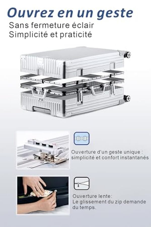 Découvrez notre test complet de la valise argentée yuweijie XXL 90L : caractéristiques, durabilité et systèmes de sécurité pour vos voyages en toute confiance.