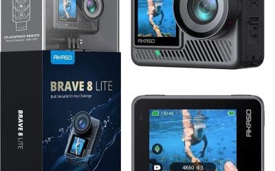 Test caméra sport AKASO Brave 8 Lite : performance 4K et étanchéité exceptionnelle