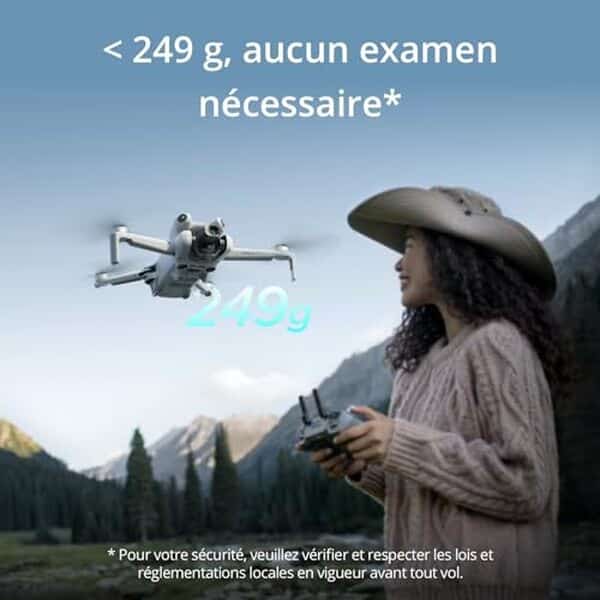 Découvrez notre test complet du DJI Mini 4 Pro : un drone pliable avec caméra 4K, autonomie exceptionnelle et stabilisation avancée. Avis détaillé et caractéristiques techniques. 