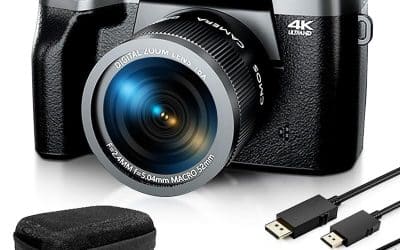 Test : ade 4K 64 MP, appareil photo numérique compact idéal pour le vlogging