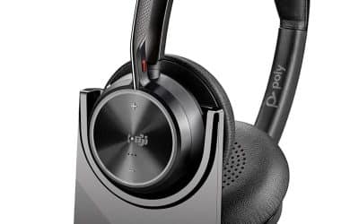 Test Du Micro-Casque Sans Fil Poly Voyager Focus 2 Uc Avec Anc Et Socle De Chargement